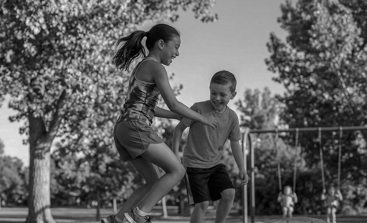 Kids playing